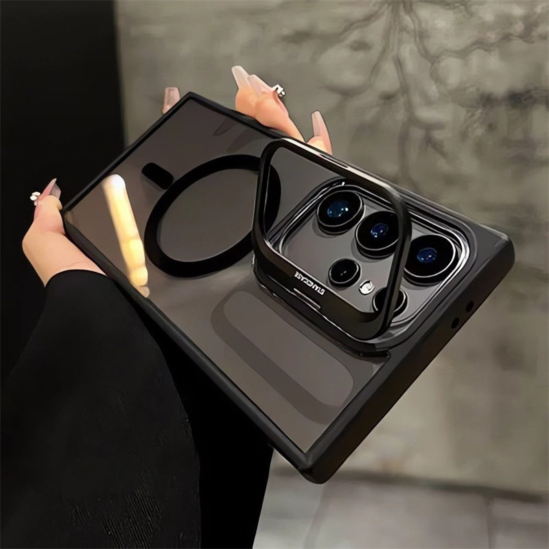 Magnetic Metal Lens Holder Phone Case