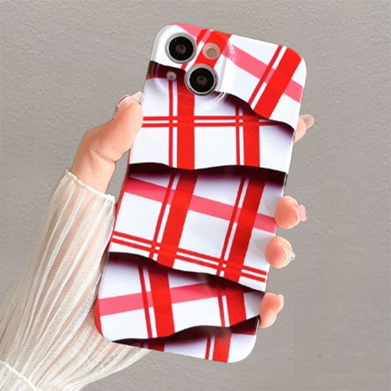 🌈Color Contrast Stripe Film Phone Case📱
