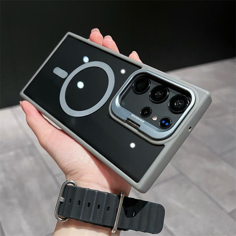 Magnetic Metal Lens Holder Phone Case