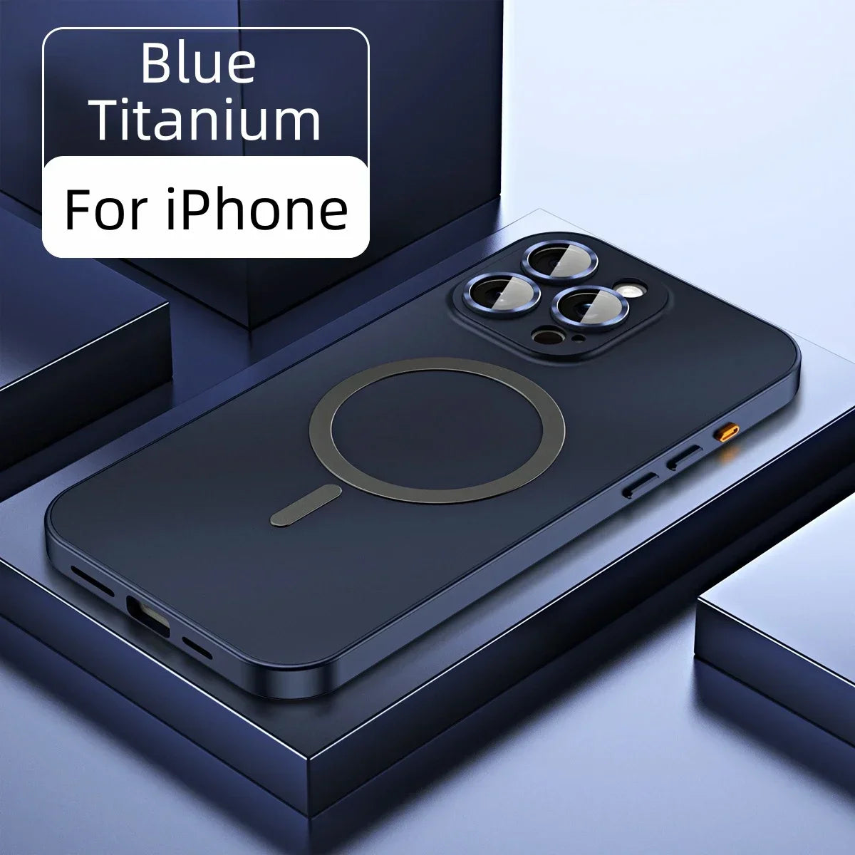 Magnetic Aluminum Metal Frame Protective Case For iPhone