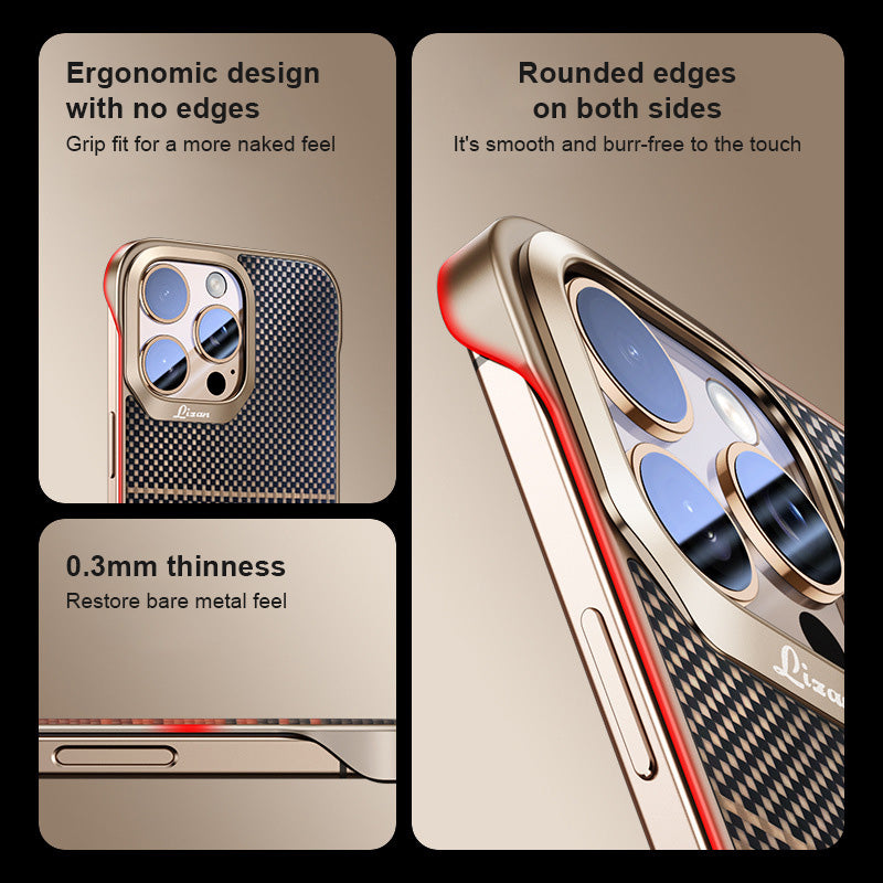 Magnetic Kevlar-Textured Shockproof Phone Case