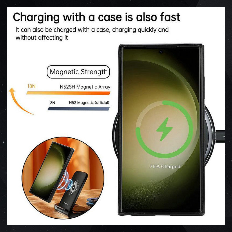 High-quality leather case with integrated stand