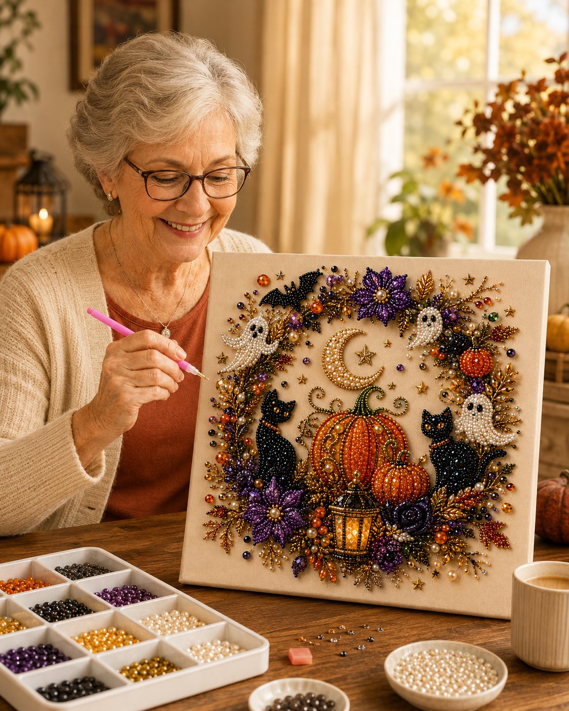 🎃Craft Your Own Sparkling Halloween Magic! ✨
