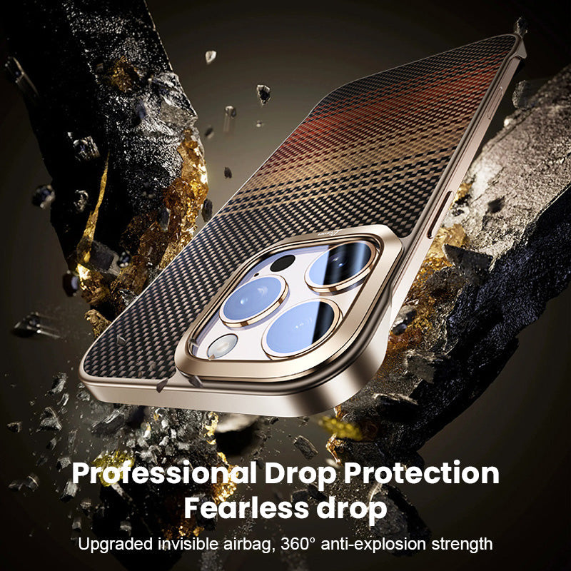 Magnetic Kevlar-Textured Shockproof Phone Case