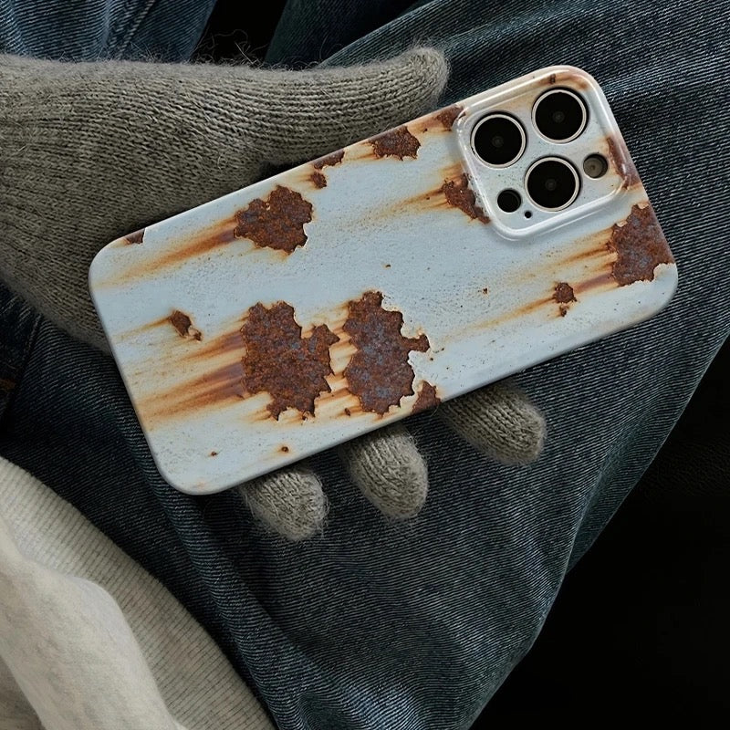 Shabby industrial style phone case