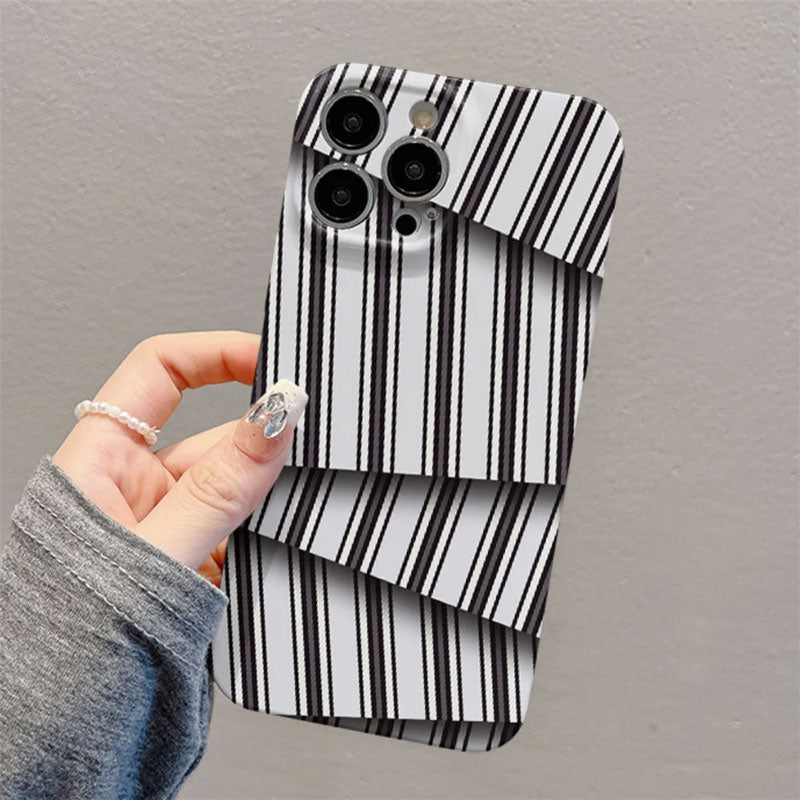🌈Color Contrast Stripe Film Phone Case📱