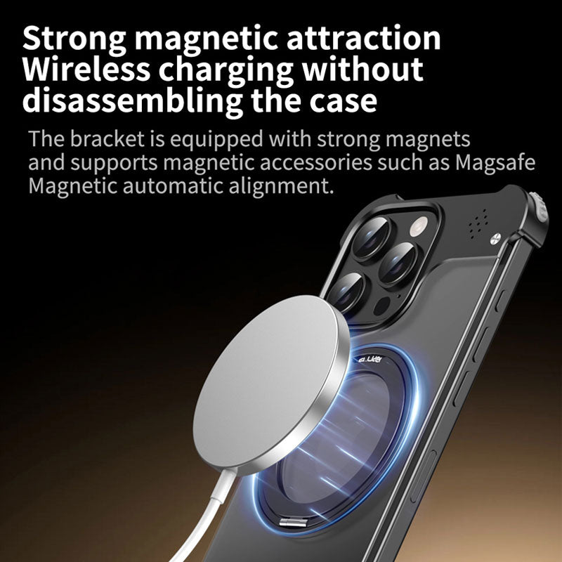 Alloy 360° Rotating Case – Magnetic Charging & Aromatherapy Ready