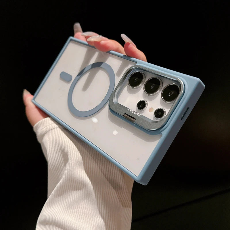 Magnetic Metal Lens Holder Phone Case