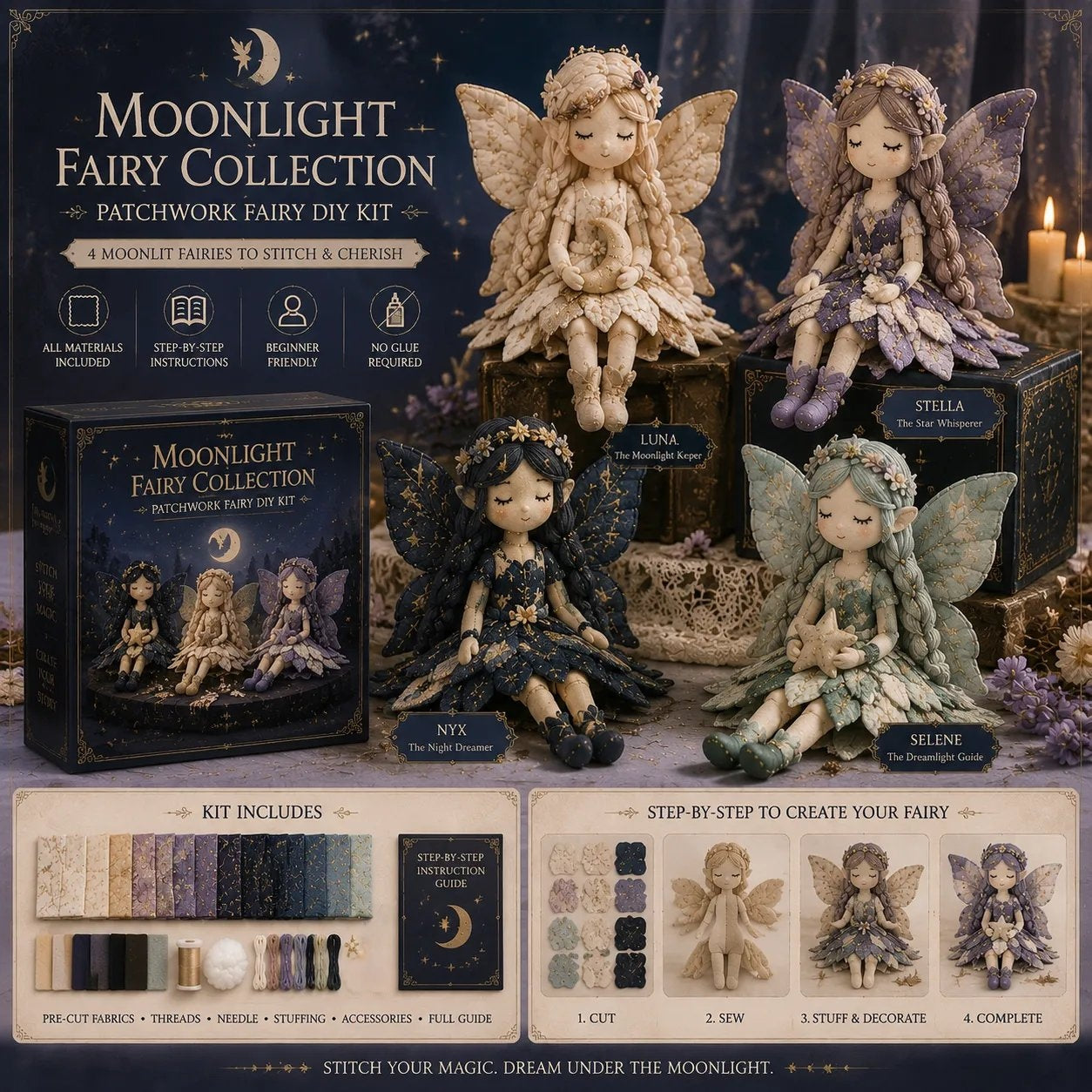 🔥Weekly Special Sale 47%OFF - 🧵Fairy Patchwork DIY Collection