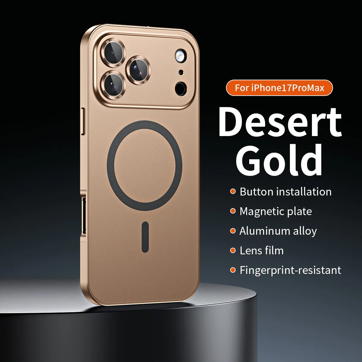 Magnetic Aluminum Metal Frame Protective Case For iPhone