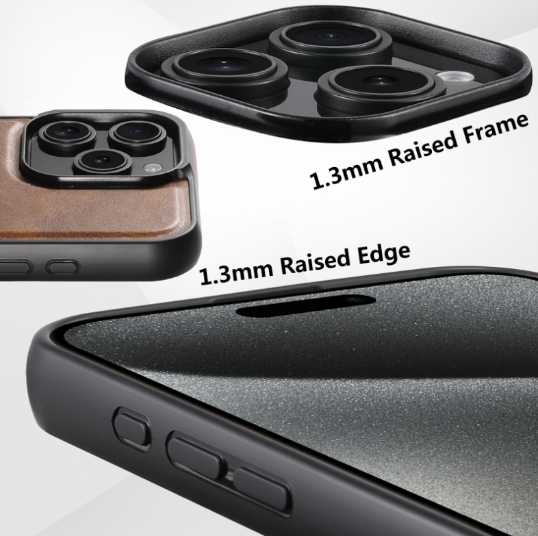 Genuine Leather Case – Slim Design & MagSafe Compatible