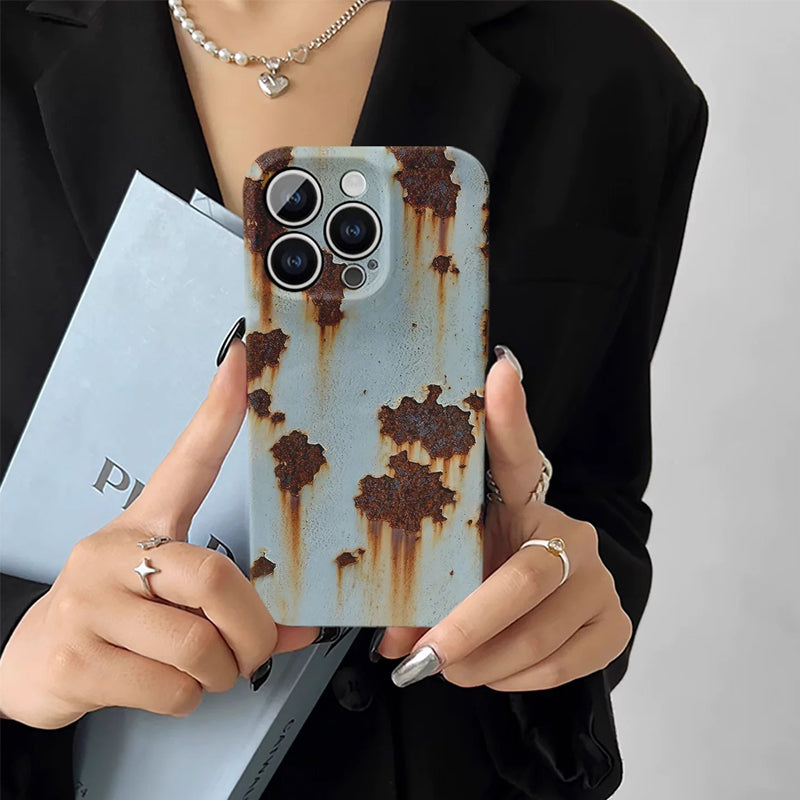 Shabby industrial style phone case