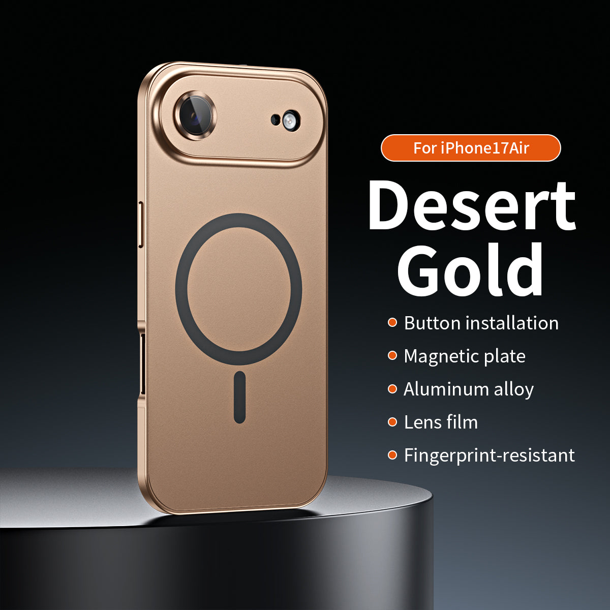 Magnetic Aluminum Metal Frame Protective Case For iPhone