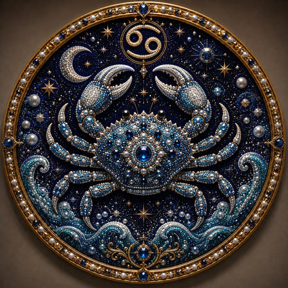 ♈✨Personalized 12 Zodiac Pearl Art Kit – Relax & Create! 🌌