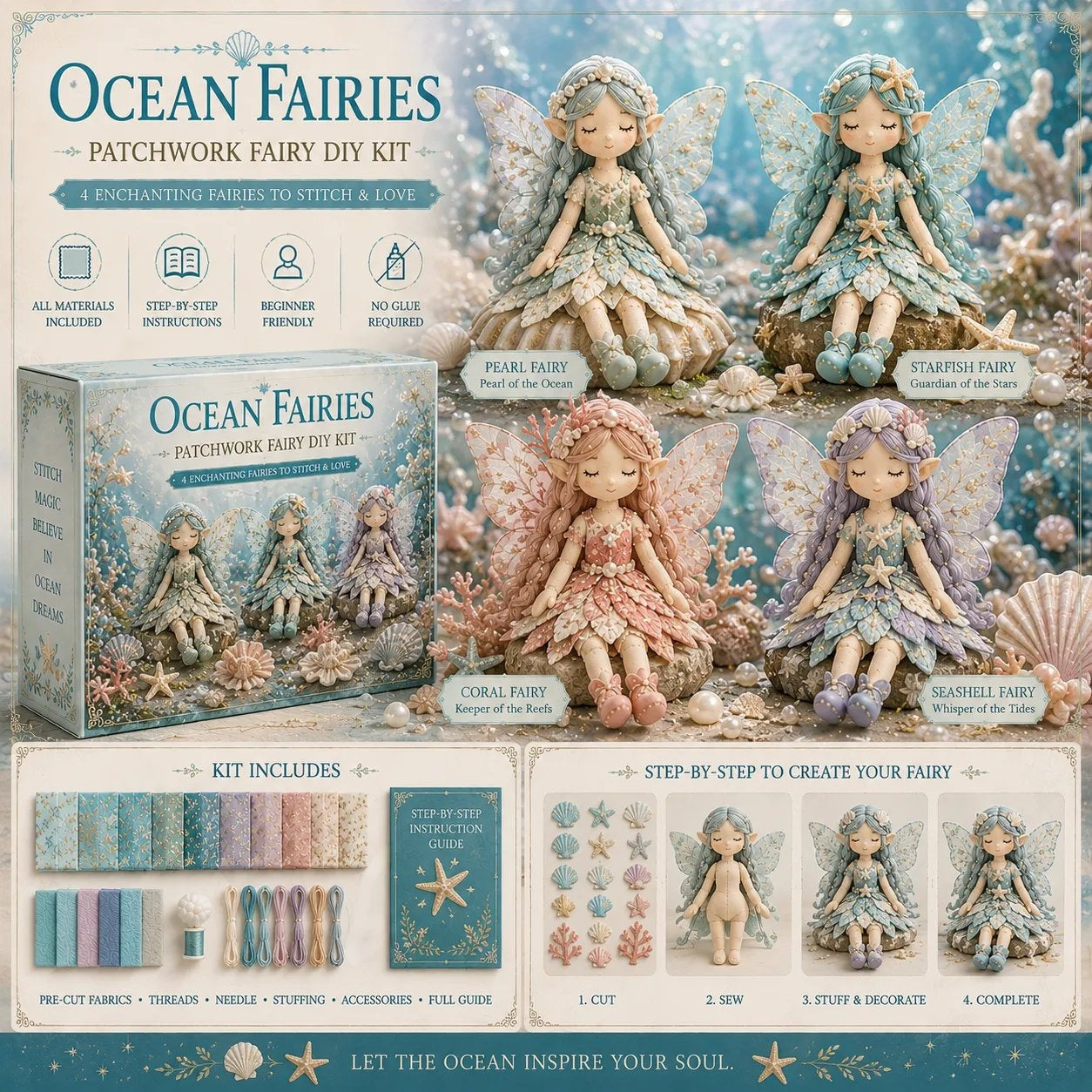 🔥Weekly Special Sale 47%OFF - 🧵Fairy Patchwork DIY Collection