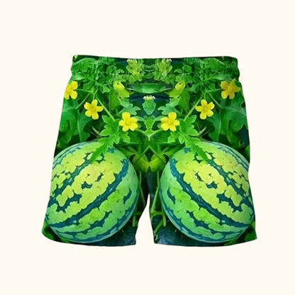 🍉🌿 Bold, Juicy & Full of Personality — Watermelon Print T-Shirt Set