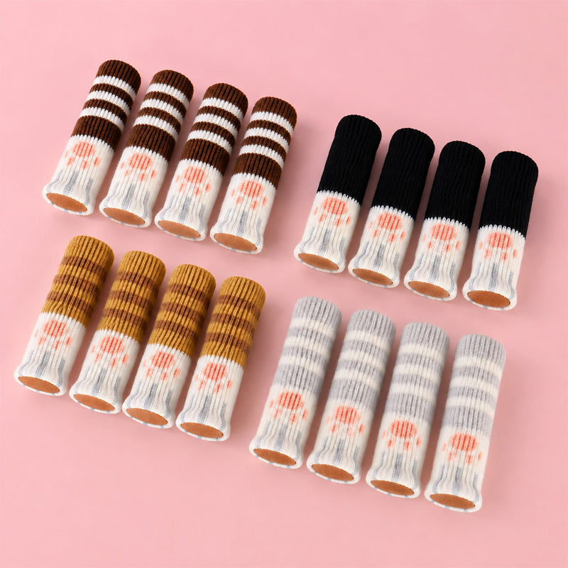 🐾🔇 Quieter Floors, Cuter Chairs — Cat Paw Leg Covers