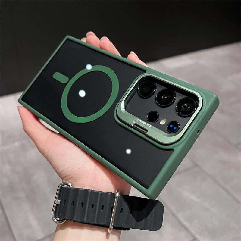 Magnetic Metal Lens Holder Phone Case