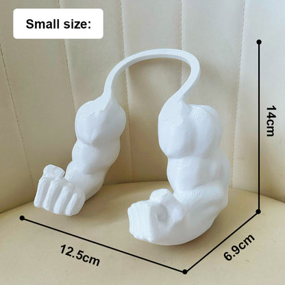 💪 3D Printed Hulk Arm Pet Prop: Funny Muscle Halter Neck Costume for Cats & Dogs! 🐱