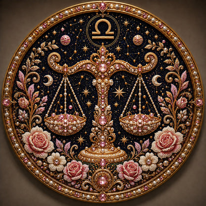 ♈✨Personalized 12 Zodiac Pearl Art Kit – Relax & Create! 🌌