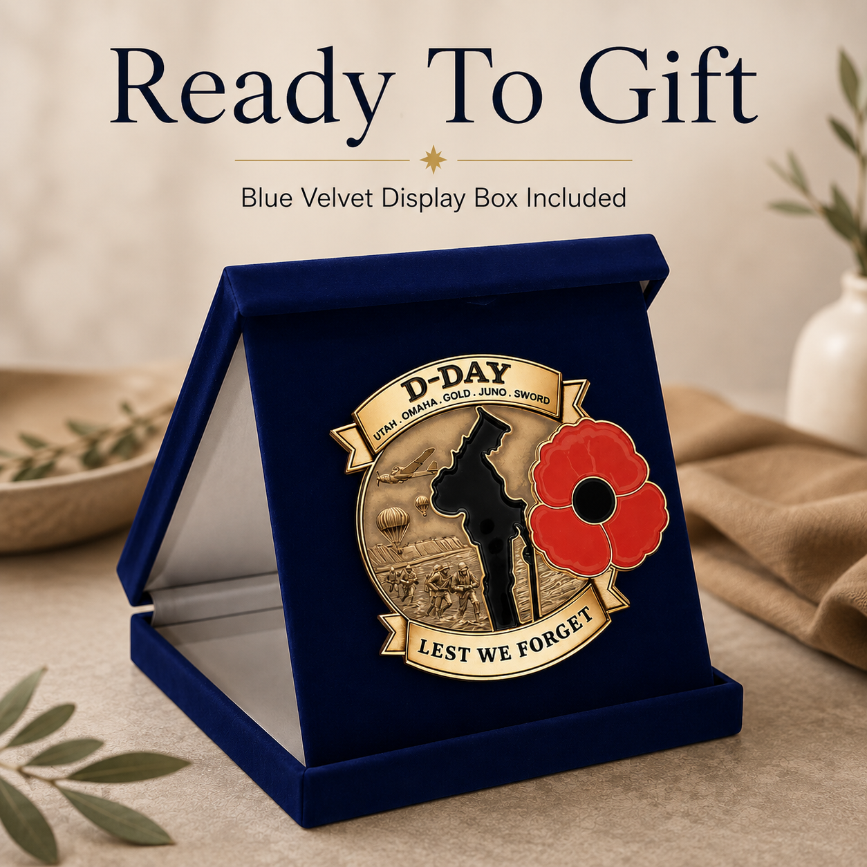 🎖️📜 80 Years. One Story. Never Forgotten. — Commemorative Anniversary Brooch