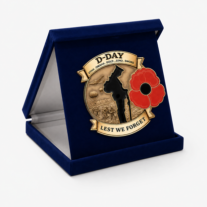 🎖️📜 80 Years. One Story. Never Forgotten. — Commemorative Anniversary Brooch