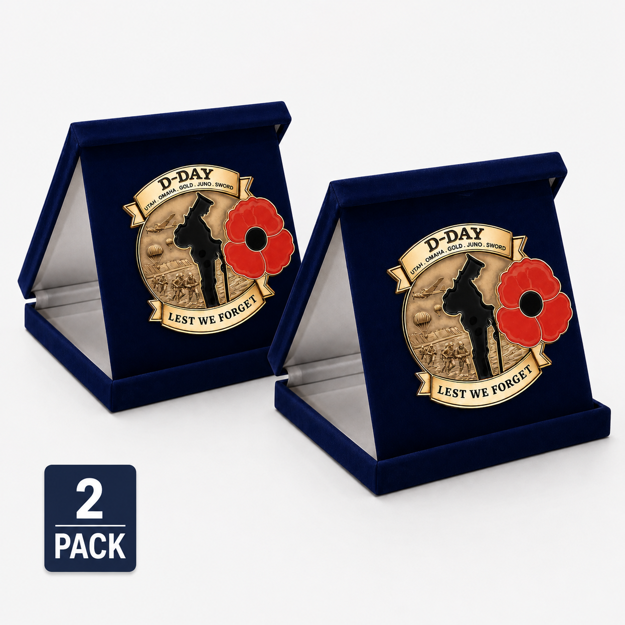 🎖️📜 80 Years. One Story. Never Forgotten. — Commemorative Anniversary Brooch