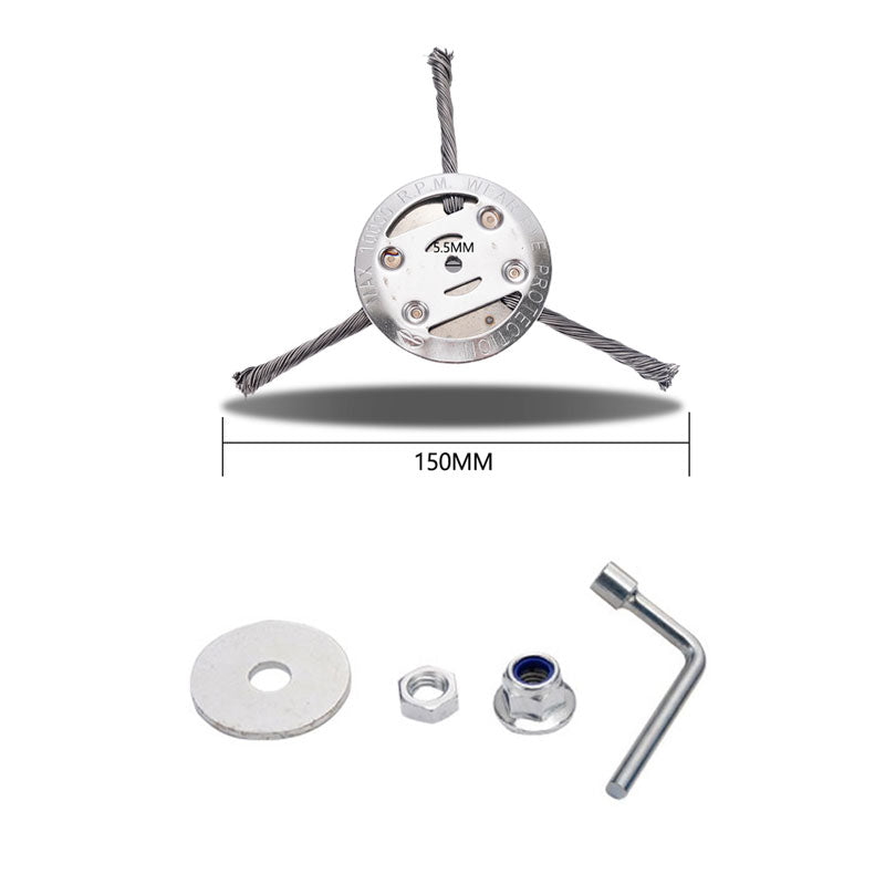 🔥 Replaceable cutting head for lawn mower / string trimmer - steel cutting head for lawn mowing 🌿✂️⚙️