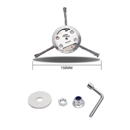 🔥 Replaceable cutting head for lawn mower / string trimmer - steel cutting head for lawn mowing 🌿✂️⚙️
