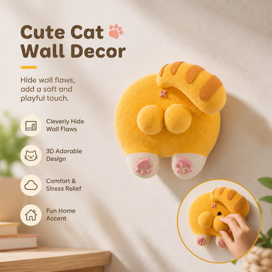 🐱Whimsical Cat Butt Switch Cover -  Home Decor & Wall Flaw Concealer