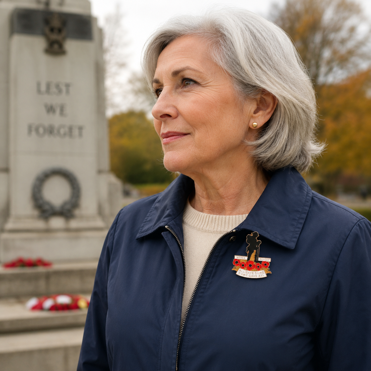 🌺Honour. Remember. Never Forget. — Red Poppy 111th Anniversary Remembrance Brooch