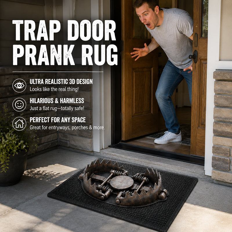 🌀 Trick Trap 3D Illusion Door Mat: Mind-Bending Optical Illusion Doormat! 🕳️