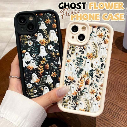 👻🌹Ghost Flower Phone Case For iPhone