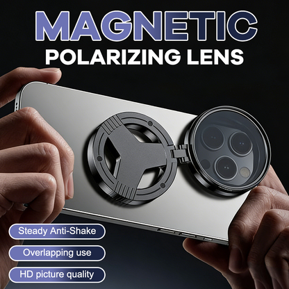 📱📸 Magnetic Polarizing Lens — The best assistant for photography enthusiasts