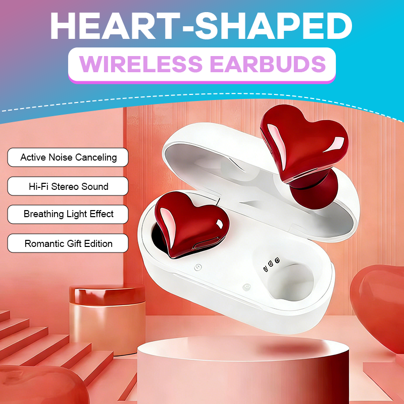 ❤️Valentine's Day Special Offer❤️ Heart-Shaped Wireless Earbuds