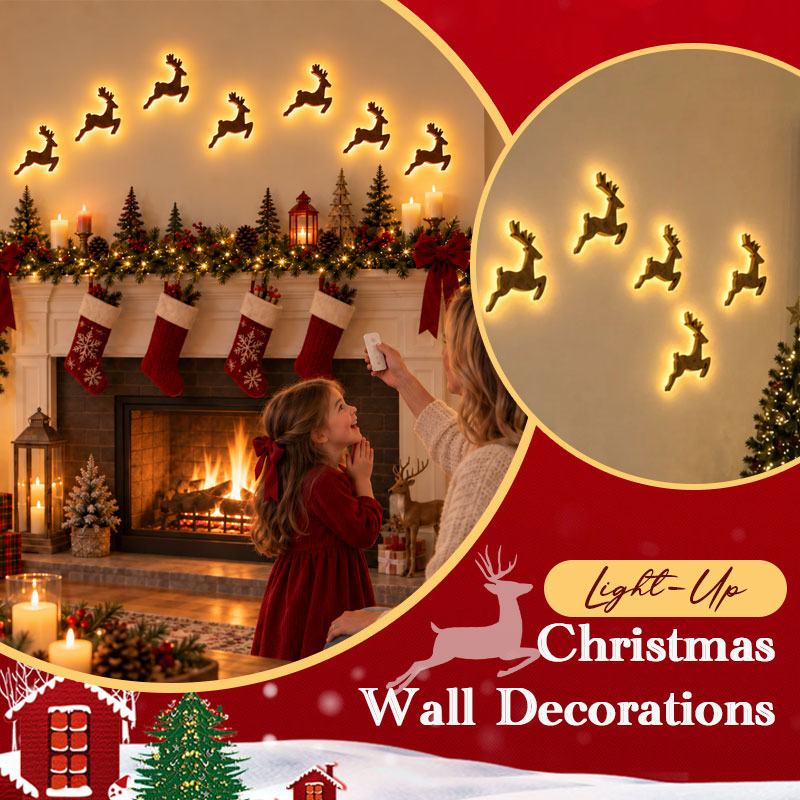 🦌✨ LED Christmas Wall Decor—Festive Wall Lights That Emit a Warm Glow