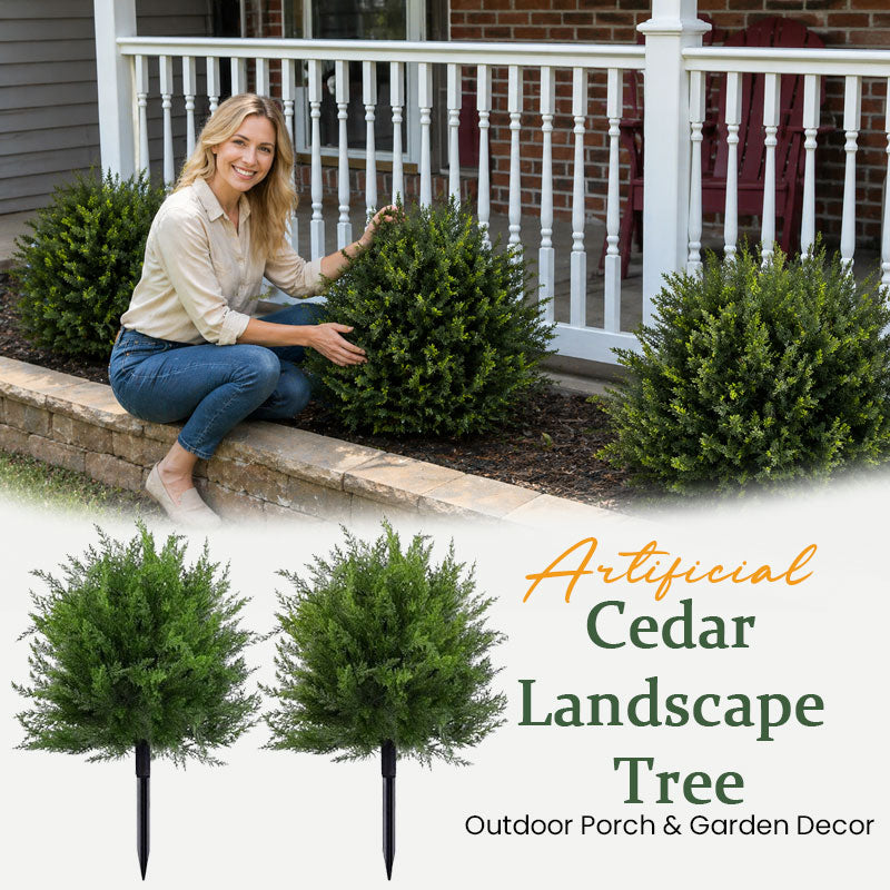 🌿Artificial Cedar Landscape Tree – Outdoor Porch & Garden Decor☀️