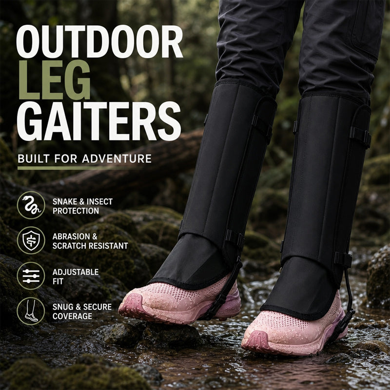 🛡️Hike Fearlessly: Anti-Snake & Thorn Gaiters! 🐍🌲