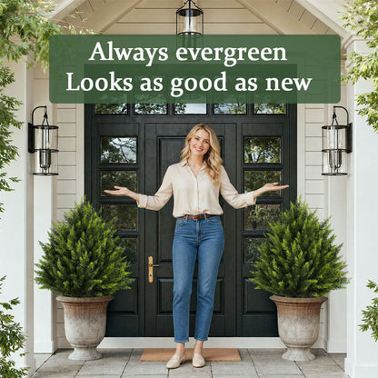 🌿Artificial Cedar Landscape Tree – Outdoor Porch & Garden Decor☀️