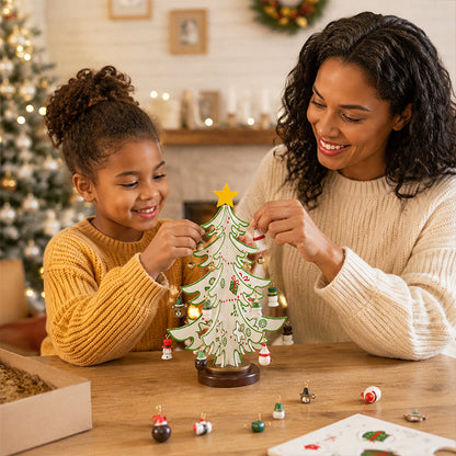 🎄 DIY Wooden Christmas Tree Ornament: Bring Cozy Holiday Magic Home! ✨
