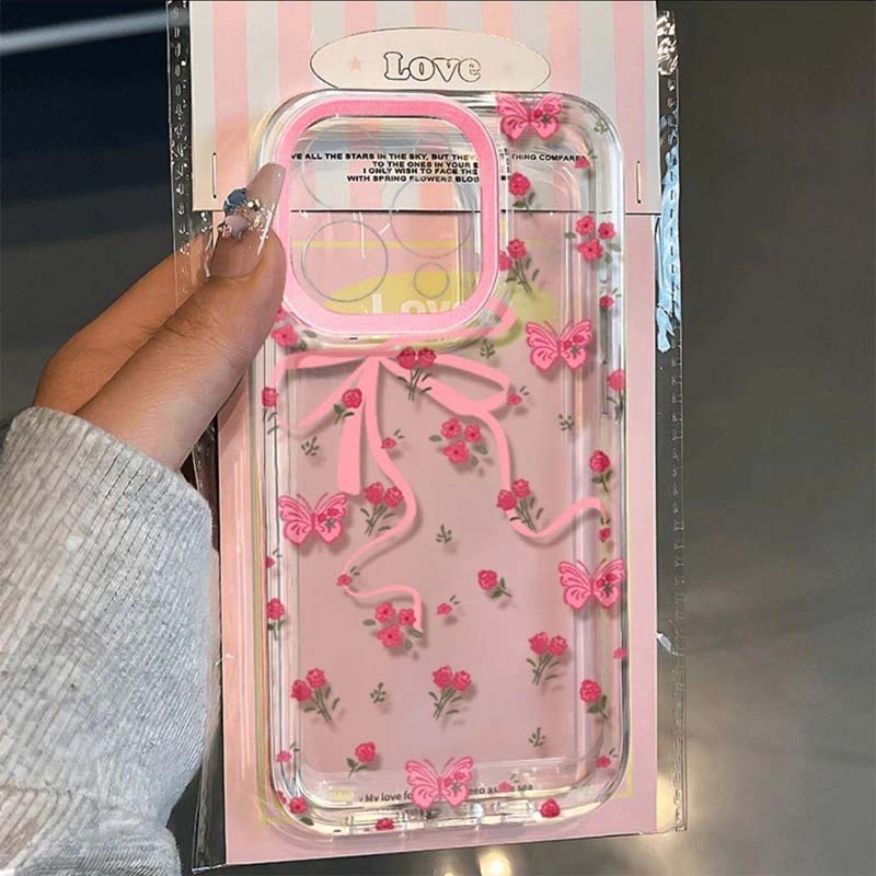 Full Floral Pink Phone Case