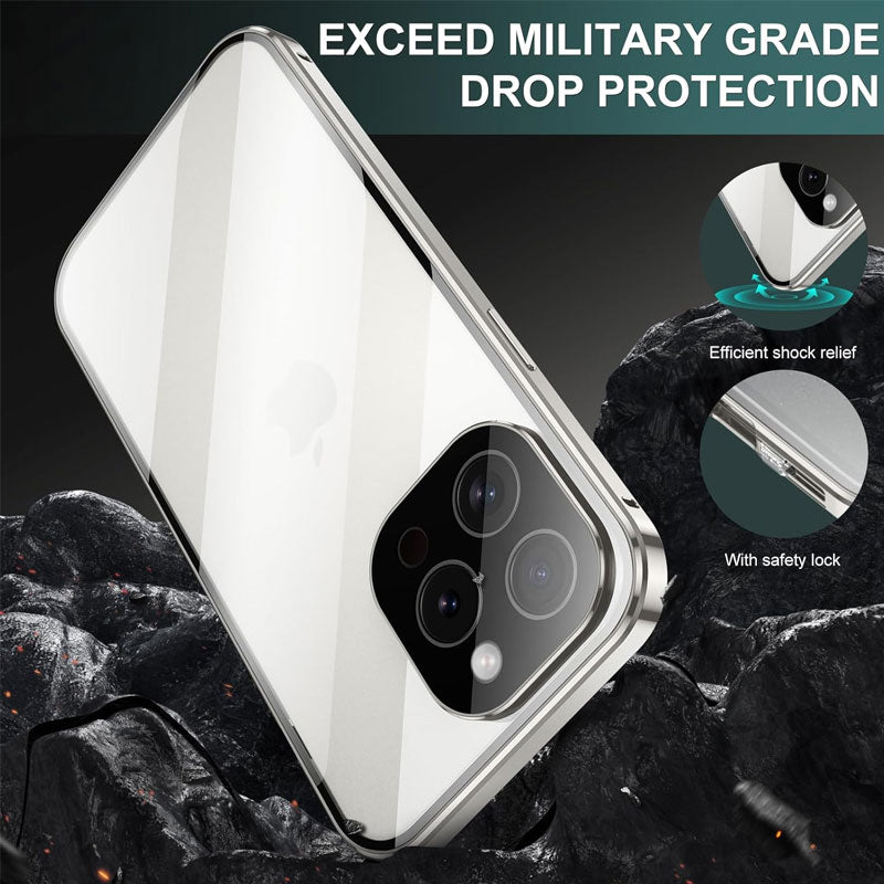 Double-Sided Magnetic Privacy Phone Case