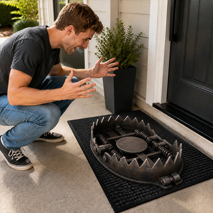 🌀 Trick Trap 3D Illusion Door Mat: Mind-Bending Optical Illusion Doormat! 🕳️
