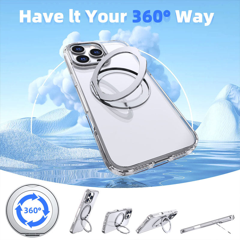Magnetic Rotating Phone Case With Stand