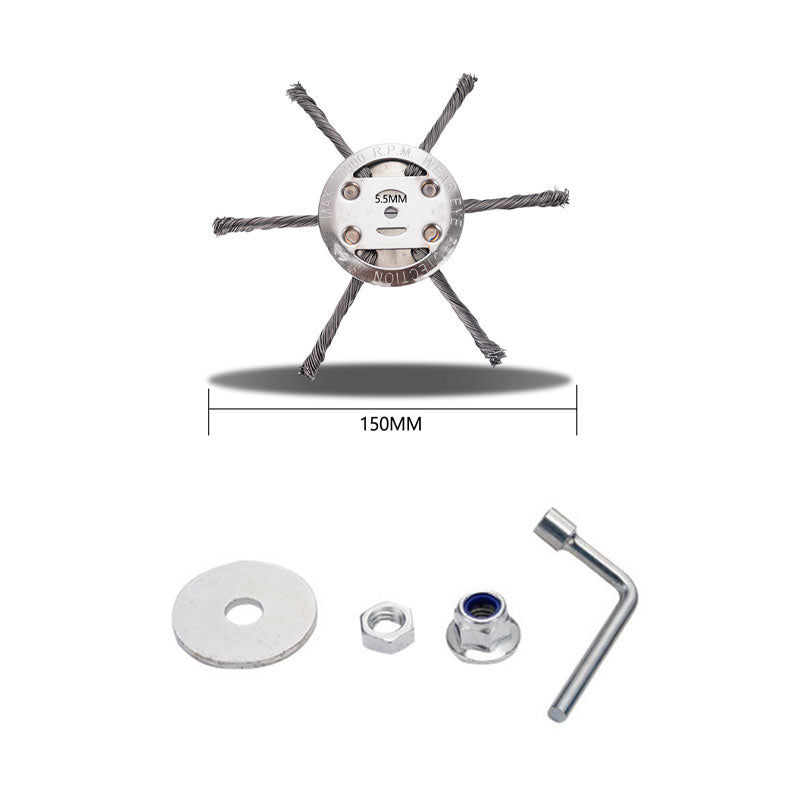 🔥 Replaceable cutting head for lawn mower / string trimmer - steel cutting head for lawn mowing 🌿✂️⚙️