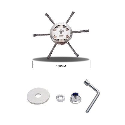 🔥 Replaceable cutting head for lawn mower / string trimmer - steel cutting head for lawn mowing 🌿✂️⚙️