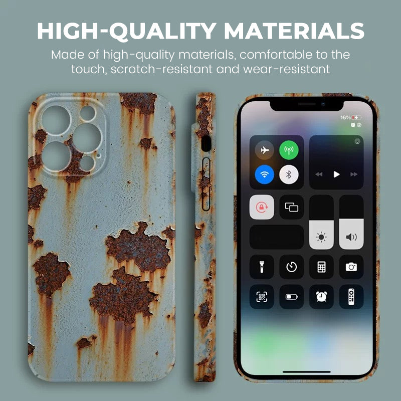 Shabby industrial style phone case