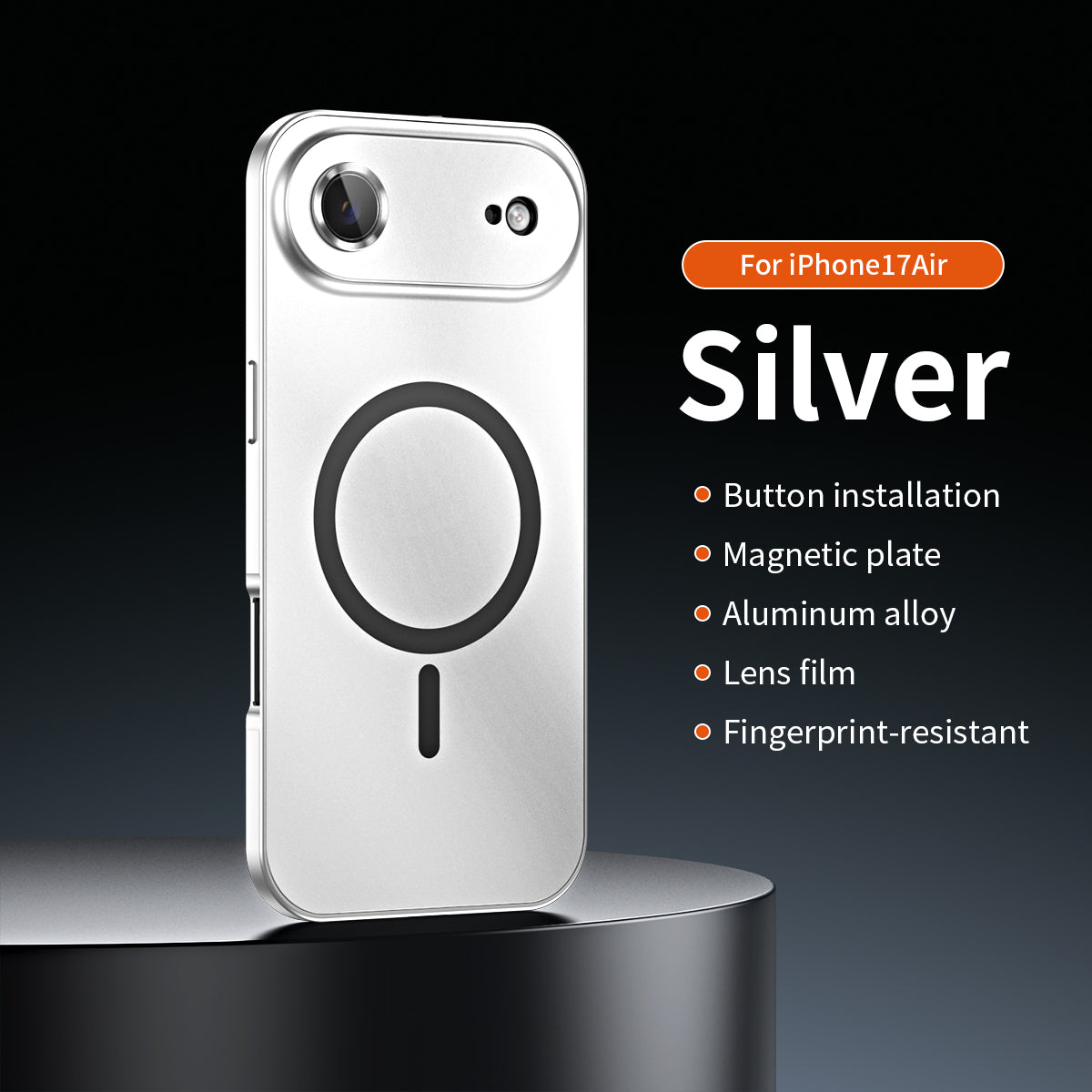 Magnetic Aluminum Metal Frame Protective Case For iPhone