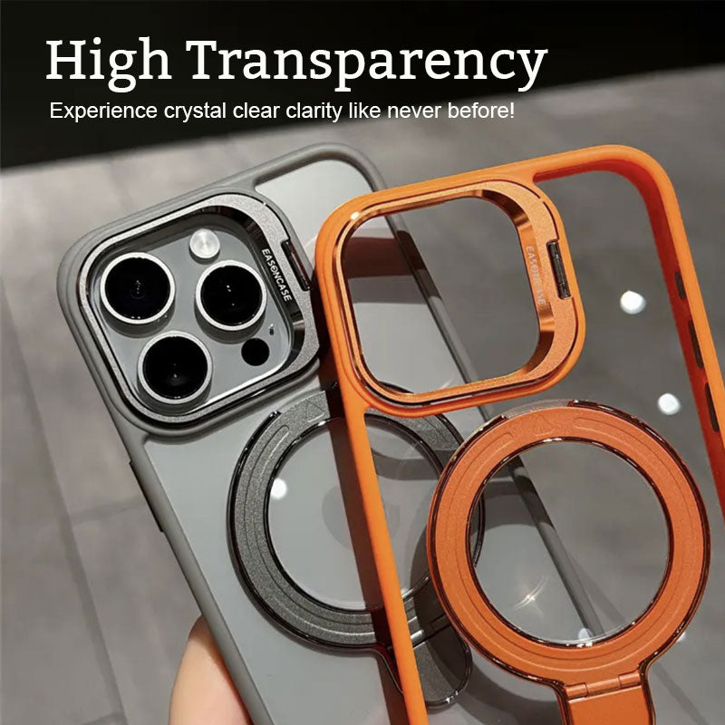 New Style Clear Magnetic Stand Phone Case for iPhone