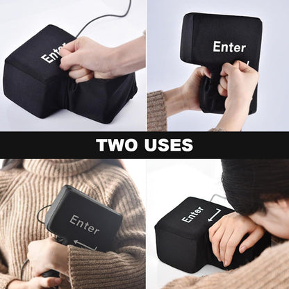 Big Enter Key Nap Pillow